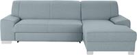 Domo Collection Ecksofa Anzio, wahlweise mit Bettfunktion und Federkern