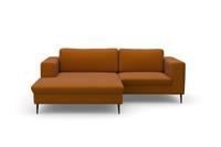 Domo Collection Ecksofa Modica, moderne Optik mit großzügiger Recamiere, frei im Raum stellbar