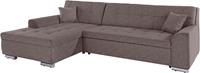 Domo Collection Ecksofa Aversa, wahlweise mit Bettfunktion