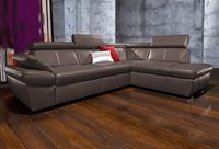 Exxpo - Sofa Fashion Ecksofa, inklusive Kopfteil- und Armteilverstellung, wahlweise mit Bettfunktion und Bettkasten