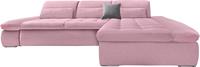 Domo Collection Ecksofa Aldo, mit Recamiere, wahlweise mit Bettfunktion