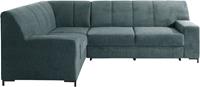 Domo Collection Ecksofa Ledas, mit extrabreiten Armteilen, wahlweise mit Bettfunktion