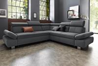 Exxpo - Sofa Fashion Ecksofa, inklusive Kopfteil- und Armteilverstellung, wahlweise mit Bettfunktion und Bettkasten