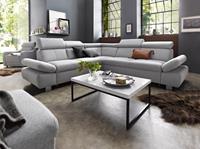 Exxpo - Sofa Fashion Ecksofa, inklusive Kopfteil- und Armteilverstellung, wahlweise mit Bettfunktion und Bettkasten