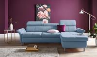 Exxpo - Sofa Fashion Ecksofa, inkl. Kopf- bzw. Rückenverstellung, wahlweise mit Bettfunktion und Bettkasten