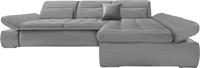 Domo Collection Ecksofa Aldo, mit Recamiere, wahlweise mit Bettfunktion