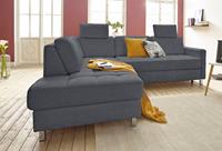 sit&more Ecksofa "Pablo", wahlweise mit Bettfunktion und Bettkasten