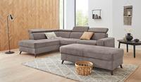 Exxpo - Sofa Fashion Ecksofa, inklusive Kopf- bzw. Rückenverstellung, wahlweise mit Bettfunktion und Bettkasten