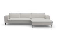 Domo Collection Ecksofa Modica, moderne Optik mit großzügiger Recamiere, frei im Raum stellbar