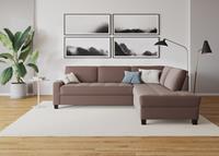 Domo Collection Ecksofa Florentina, wahlweise mit Bettfunktion