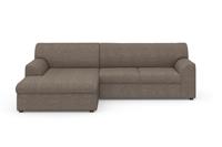 Domo Collection Ecksofa Topper, mit Recamiere, wahlweise mit Schlaffunktion