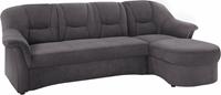 Domo Collection Ecksofa Sarafina, wahlweise mit Bettfunktion, optional mit Federkern