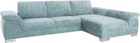 Domo Collection Ecksofa Caleri, wahlweise mit Armlehnfunktion