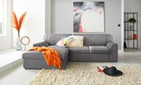 Domo Collection Ecksofa Topper, mit Recamiere, wahlweise mit Schlaffunktion