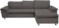 Domo Collection Ecksofa Franzi, wahlweise mit Bettfunktion, Bettkasten und Kopfteilverstellung, frei im Raum stellbar