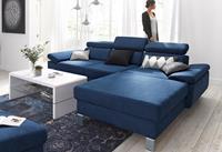 Exxpo - Sofa Fashion Ecksofa, mit Kopf- bzw. Rückenverstellung, wahlweise mit Bettfunktion und Bettkasten