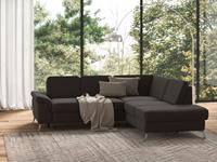 Sit&More Ecksofa Padua, inklusive Sitztiefenverstellung, Armteilfunktion und Federkern, optional Bettfunktion mit Stauraum, frei im Raum stellbar