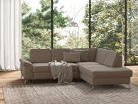 Sit&More Ecksofa Padua, inklusive Sitztiefenverstellung, Armteilfunktion und Federkern, optional Bettfunktion mit Stauraum, frei im Raum stellbar