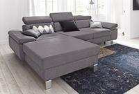 Exxpo - Sofa Fashion Ecksofa, mit Kopf- bzw. Rückenverstellung, wahlweise mit Bettfunktion und Bettkasten