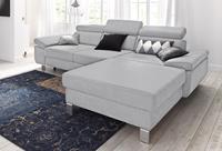 Exxpo - Sofa Fashion Ecksofa, mit Kopf- bzw. Rückenverstellung, wahlweise mit Bettfunktion und Bettkasten