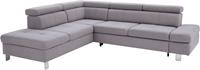 Exxpo - Sofa Fashion Ecksofa, mit Kopf- bzw. Rückenverstellung, wahlweise mit Bettfunktion und Bettkasten