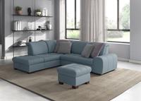 Sit&More Ecksofa, wahlweise mit Bettfunktion, Stauraum und Kopfteilverstellung, auch erhältlich in dem besonders leicht mit Wasser zu reinigendem Soft clean Bezug