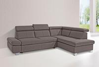 Exxpo - Sofa Fashion Ecksofa, mit Ottomane und wahlweise mit Bettfunktion und Bettkasten