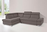 Exxpo - Sofa Fashion Ecksofa, mit Ottomane und wahlweise mit Bettfunktion und Bettkasten