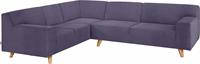 Tom Tailor Ecksofa NORDIC PURE, im Retrolook, Füße Buche natur