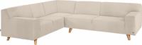 Tom Tailor Ecksofa NORDIC PURE, im Retrolook, Füße Buche natur