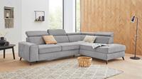 Exxpo - Sofa Fashion Ecksofa, inklusive Kopf- bzw. Rückenverstellung, wahlweise mit Bettfunktion und Bettkasten