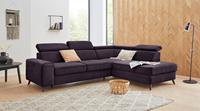 Exxpo - Sofa Fashion Ecksofa, inklusive Kopf- bzw. Rückenverstellung, wahlweise mit Bettfunktion und Bettkasten