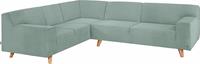 Tom Tailor Ecksofa NORDIC PURE, im Retrolook, Füße Buche natur