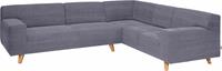 Tom Tailor Ecksofa NORDIC PURE, im Retrolook, Füße Buche natur