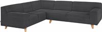 Tom Tailor Ecksofa NORDIC PURE, im Retrolook, Füße Buche natur