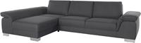 Domo Collection Ecksofa Caleri, wahlweise mit Armlehnfunktion