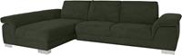 Domo Collection Ecksofa Caleri, wahlweise mit Armlehnfunktion