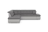 Domo Collection Ecksofa Moric, wahlweise mit Bettfunktion und Armlehnenverstellung