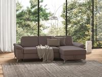 Sit&More Ecksofa Padua, inklusive Sitztiefenverstellung, Armteilfunktion und Federkern, optional Bettfunktion mit Stauraum, frei im Raum stellbar