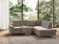 Sit&More Ecksofa Padua, inklusive Sitztiefenverstellung, Armteilfunktion und Federkern, optional Bettfunktion mit Stauraum, frei im Raum stellbar