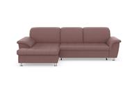 Domo Collection Ecksofa Franzi, wahlweise mit Bettfunktion, Bettkasten und Kopfteilverstellung, frei im Raum stellbar