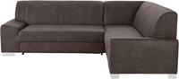 Domo Collection Ecksofa Anzio, Wahlweise mit Bettfunktion und Federkern