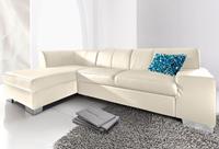 Domo Collection Ecksofa Star, wahlweise mit Bettfunktion