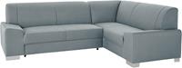 Domo Collection Ecksofa Anzio, Wahlweise mit Bettfunktion und Federkern