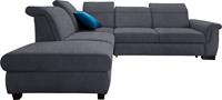 Domo Collection Ecksofa Sully, wahlweise mit Bettfunktion und Kopf- bzw. Rückenverstellung