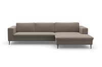 Domo Collection Ecksofa Modica, moderne Optik mit großzügiger Recamiere, frei im Raum stellbar