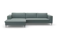 Domo Collection Ecksofa Modica, moderne Optik mit großzügiger Recamiere, frei im Raum stellbar