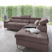 Exxpo - Sofa Fashion Ecksofa, mit Kopf- bzw. Rückenverstellung, wahlweise mit Bettfunktion und Bettkasten