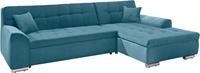 Domo Collection Ecksofa Aversa, wahlweise mit Bettfunktion