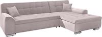 Domo Collection Ecksofa Aversa, wahlweise mit Bettfunktion